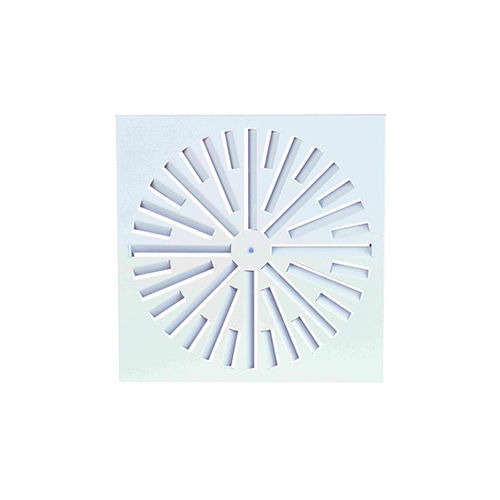 Deckenmontierter Luftdiffusor - DO - SCHAKO KG - quadratisch / rund / Stahlblech