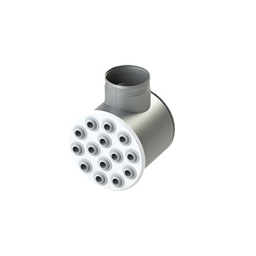 Deckenmontierter Luftdiffusor - MINODSA - SCHAKO KG - wandmontiert / rund / Metall