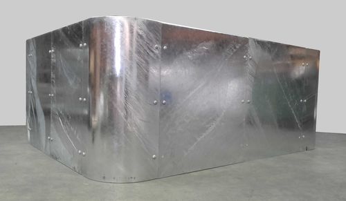 Pflanzkübel / galvanisiertem Stahl - STEELAB - ATELIER SO GREEN - rechteckig / modern / für öffentliche Bereiche