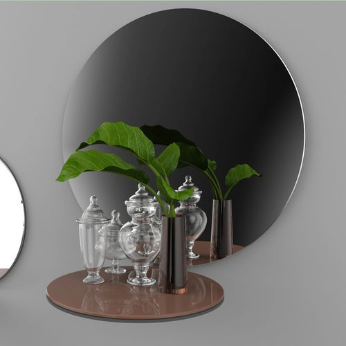 Wandmontiertes Regal - SATELLITI - ARTELINEA - modern / Glas / für Gewerbegebrauch