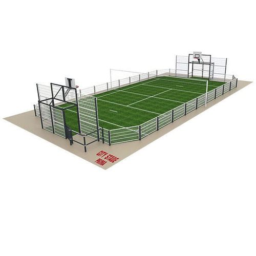 Multisportplatz für Spielplätze - CITY STADE® PRIMA  - GROUPE SAE - TENNIS D'AQUITAINE - für öffentliche Anlagen