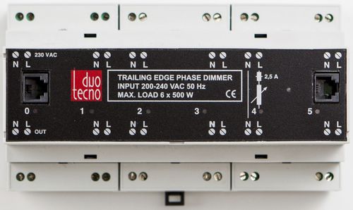 Lampen-Steuerungsmodul - DT05-06TE - Duotecno - DIN-Schiene