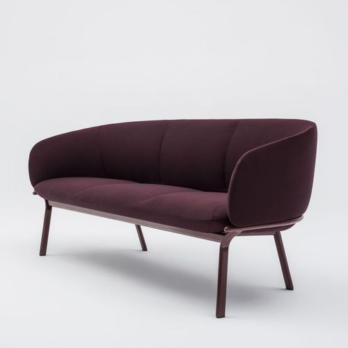 Kompaktes Sofa - GRACE - MDD - modern / Stoff / schwarz