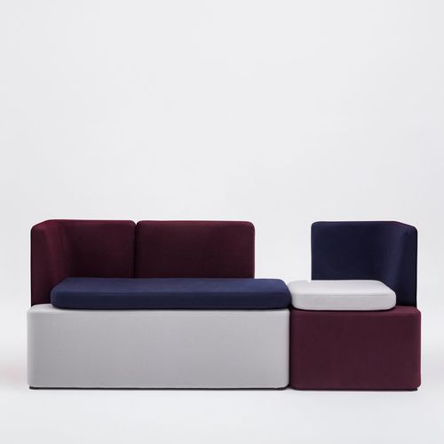 Modulsofa - KAIVA - MDD - modern / Stoff / mit abnehmbarem Kissen