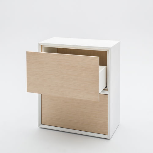 Niedriger Aktenschrank - GRAVITY - MDD - MDF / mit Schubladen / modern