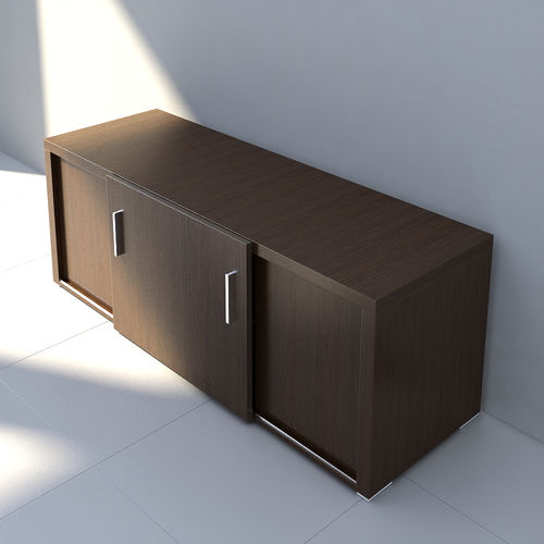 Modernes Sideboard - QUANDO - MDD - ABS / melaminbeschichtet / für Büro
