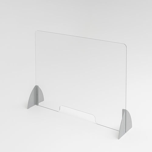 Tisch-Bürotrennwand - SNEEZE GUARD - MDD - PET / transparent