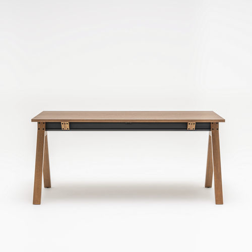 Moderner Stehtisch - Viga - MDD - Eiche / Holzfurnier / HPL