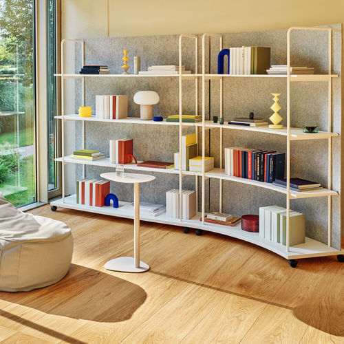 Modernes Bücherregal - TANCA   - MDD - für Büro / Stahl / PET