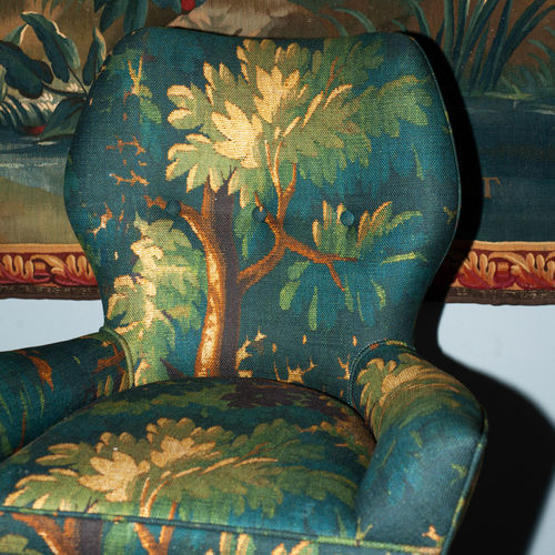 Möbelstoff - SCHWARZWALD   - DEDAR MILANO - für Vorhänge / Naturmotiv / Polyester