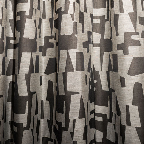 Vorhangstoff - PAZL - DEDAR MILANO - geometrisches Muster / Baumwolle / Viskose
