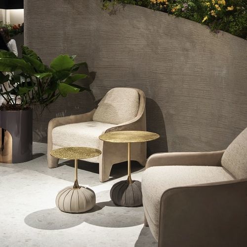 Möbelstoff - SOULMATE - DEDAR MILANO - einfarbig / Polyester / Baumwolle