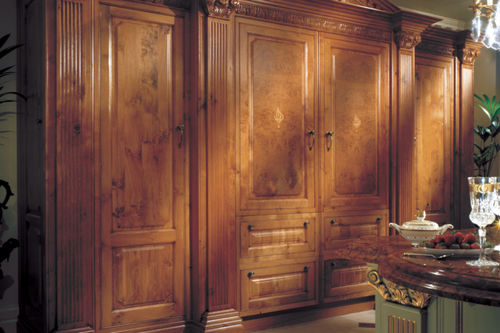 Lagerschrank für Küchen / Regency Stil - Clive Christian - Holz