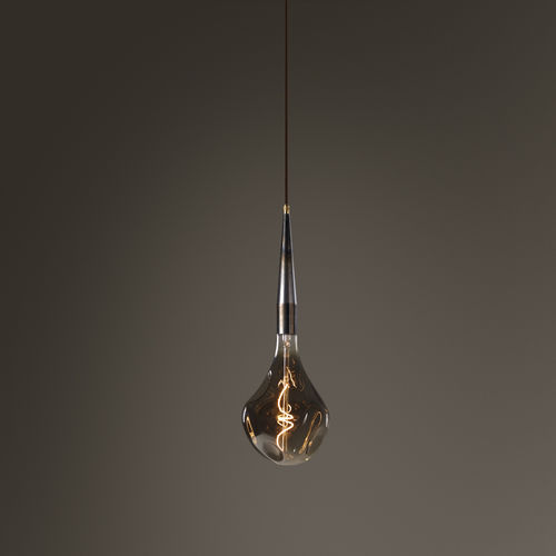 Hängelampe - UNIDEA Fumè 5 1602 - Egoluce - geblasenes Glas / modern / mit Kabel