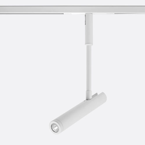 LED-Schienenleuchte - NEWTON SLIM TRACK 48 - Egoluce - rund / aus lackiertem Aluminium / für Einzelhandel