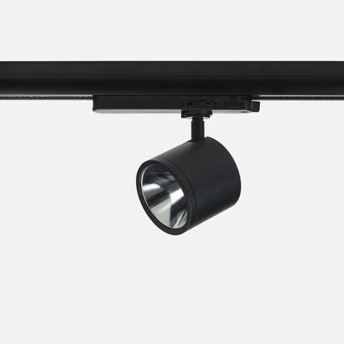 LED-Schienenleuchte - NEWTON FLAT TRACK 230 - Egoluce - rund / aus lackiertem Aluminium / für Einzelhandel
