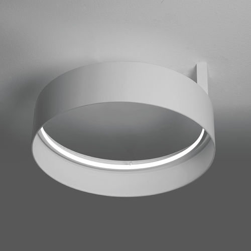 Moderne Deckenleuchte - RADAR 5607 5608 - Egoluce - rund / Aluminium / Stoff