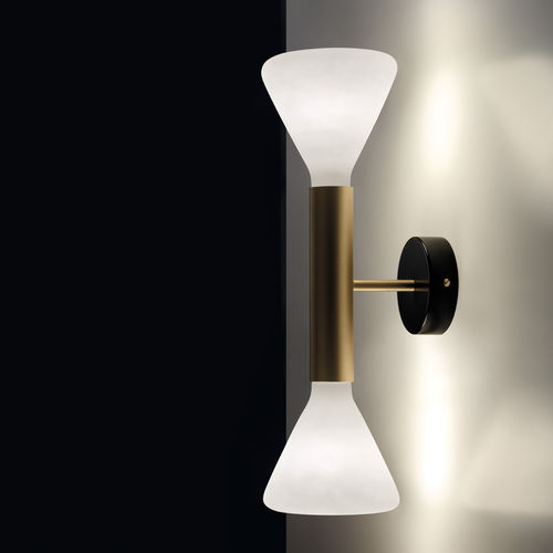 Moderne Wandleuchte - OLIM 4609 - Egoluce - für den Innenraum / Messing / Glas