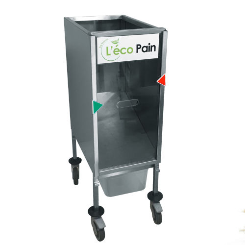 Abfallwagen - L'ECOPAIN - Tournus - für Profiküchen / Edelstahl / Polypropylen
