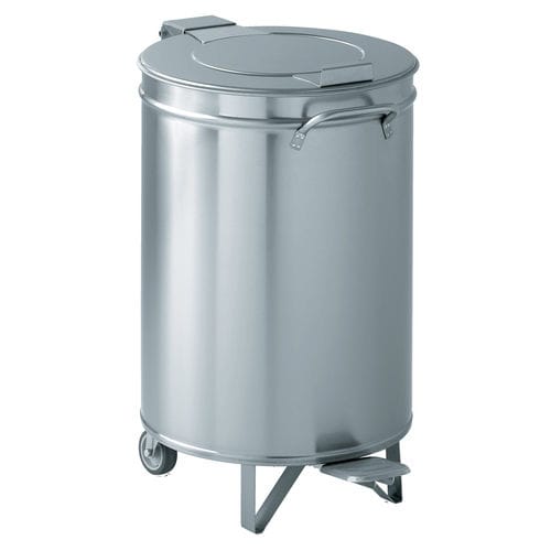 Edelstahl-Abfallbehälter - 804 405 - Tournus - für Gewerbegebrauch / Einzel / 60L