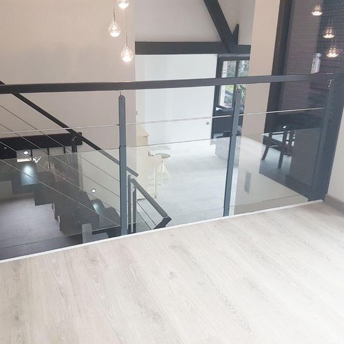 Stahlgeländer - Créateur d'escaliers Treppenmeister - Glas / Glasplatten / für den Innenraum