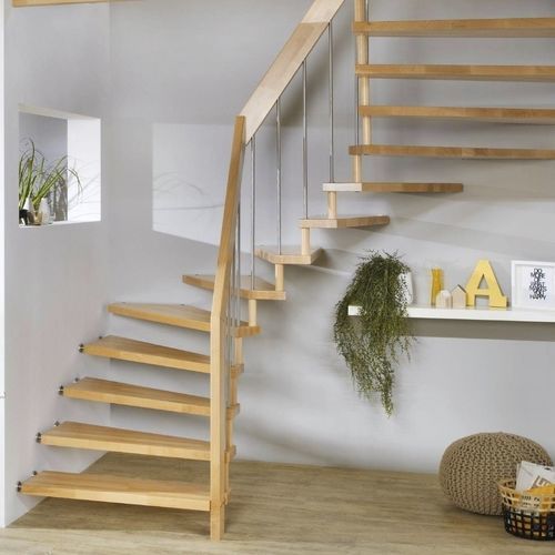 Stahlbalustrade - Créateur d'escaliers Treppenmeister - Holz / für den Innenraum / für Treppen