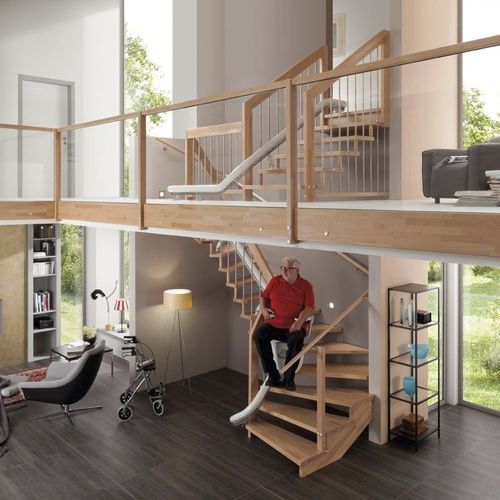 Treppenlift für den Innenraum - Créateur d'escaliers Treppenmeister - motorisiert