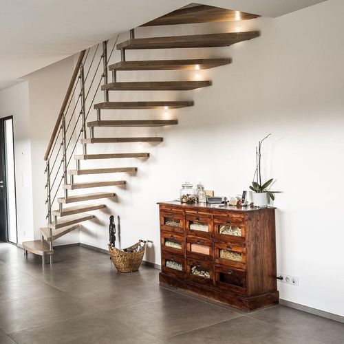 Gerade Treppe - ÉPURA - Créateur d'escaliers Treppenmeister - Holzstufen / Holz / für Privatgebrauch