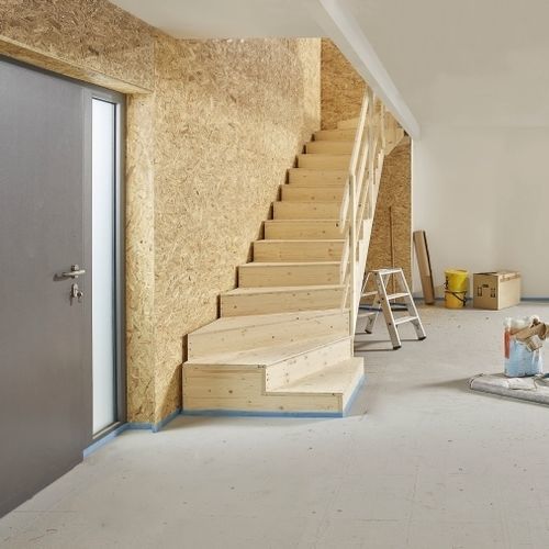 Gerade Treppe - Créateur d'escaliers Treppenmeister - viertelgewendelt / halbgewendelt / Holzstufen