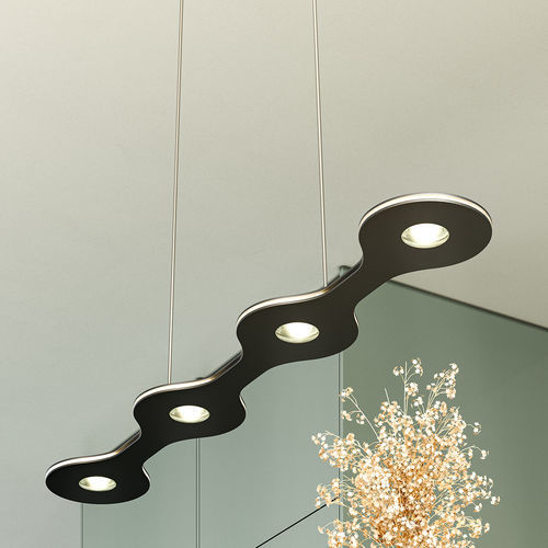 Hängelampe - FLAT 04-05-06 - lumen center italia srl - anodisiertes Aluminium / Polycarbonat / modern