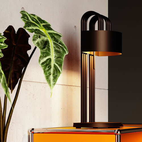 Tischlampe - TMB 02 - lumen center italia srl - Messing / Eisen / Bauhaus-Design