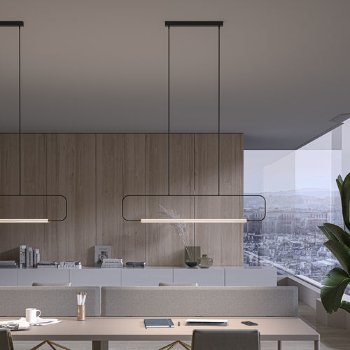 Hängelampe - SKYLINES S-M - lumen center italia srl - Metall / Pyrex® / modern