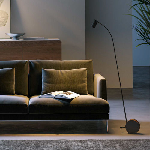 Stehleuchte - CHIOCCIOLA 09 - lumen center italia srl - Metall / Nussbaum / modern