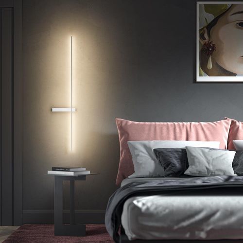 Moderne Wandleuchte - OUTLINE - lumen center italia srl - für den Innenraum / anodisiertes Aluminium / linear