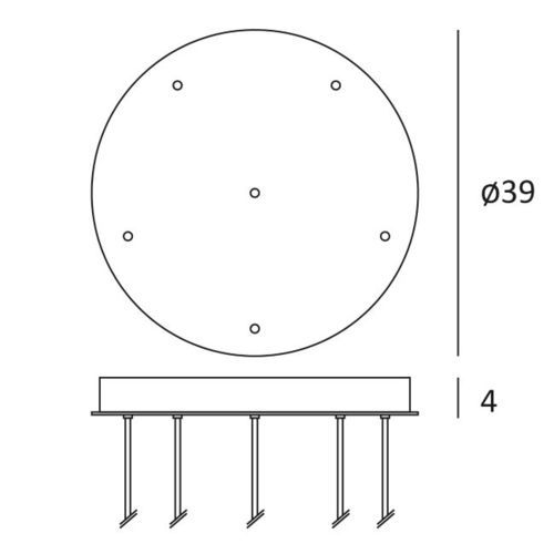 Befestigungssystem für Innenbeleuchtung - ROS-MULTI-DRI 3/6 - lumen center italia srl - Innenbereich / Dekor / für Aufbau