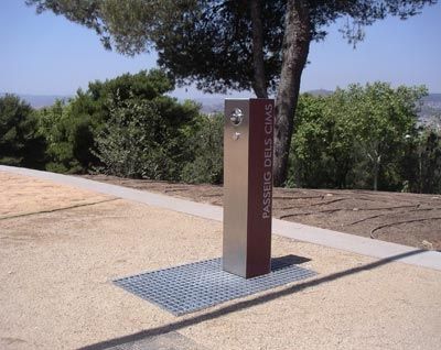 Park-Springbrunnen - ADA - URBADIS Microarquitectura - Edelstahl