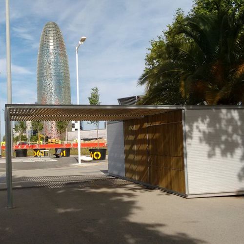 Gastronomie-Kiosk - HABANA 3 - URBADIS Microarquitectura - Metall