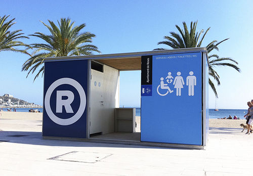 Toiletten-Kiosk - HABANA 28 - URBADIS Microarquitectura - Metall