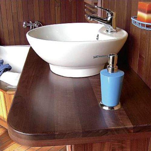 Holz-Waschtischplatte - DESIGN PARQUET - maßgefertigt