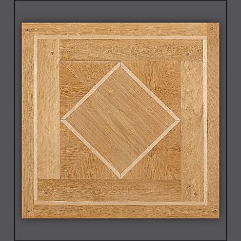Mehrschichtparkett - DESIGN PARQUET - geölt / verklebt / aus Fliesen