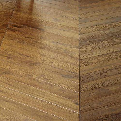 Mehrschichtparkett - COGNAC - DESIGN PARQUET - massiv / Eiche / Fischgrät