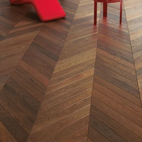 Mehrschichtparkett - EXPRESSO - DESIGN PARQUET - massiv / Eiche / Fischgrät