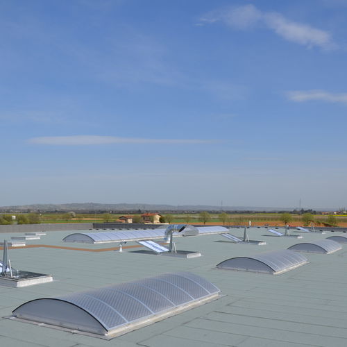 Aluminium-Dachverglasung - ECOFIL - Kingspan Light + Air - Polycarbonat
