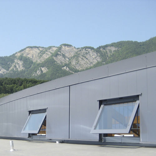 Rauchabzugsfenster für Fassaden - ECOVISION - Kingspan Light + Air - Glas / Aluminium