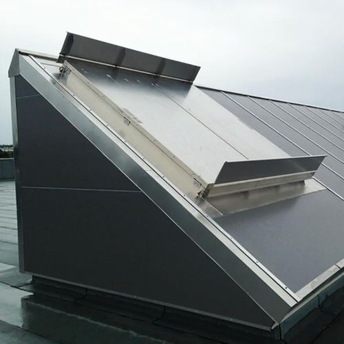 Glas-Rauchabzugsfenster - DUO THERMA - Kingspan Light + Air - Aluminium / Polycarbonat / Rauch- und Wärmeabzugsanlage