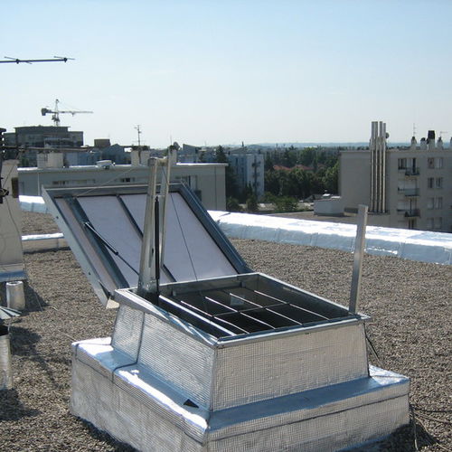 Aluminium-Rauchabzugsfenster - ECOFEU 160 TC - Kingspan Light + Air - Rauch- und Wärmeabzugsanlage