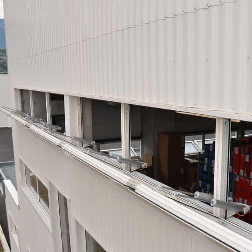 Glas-Rauchabzugsfenster - ECOVISION PN - Kingspan Light + Air - Aluminium / Rauch- und Wärmeabzugsanlage
