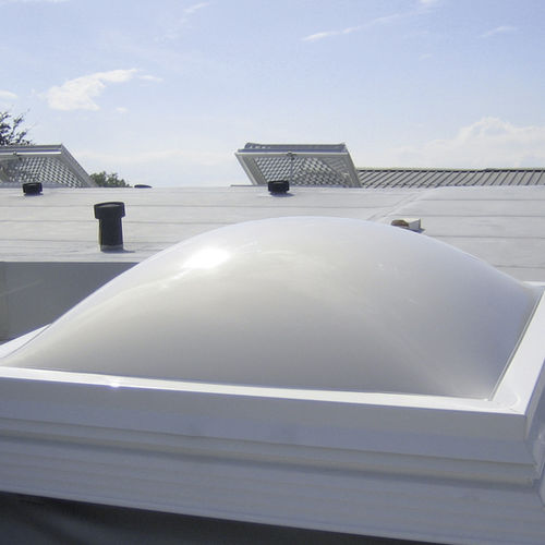Glaslichtkuppel - NEO PLUS - Kingspan Light + Air - gebogen / für Dachterrasse / transparent