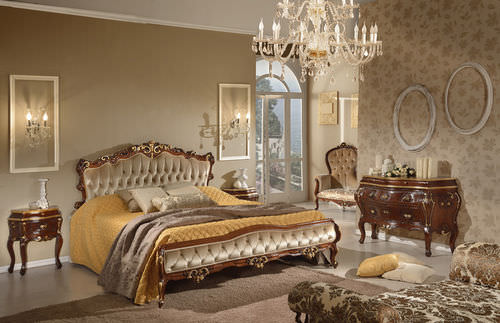 Doppelbett - BAROQUE - GUERRA VANNI - Stil / Stoff