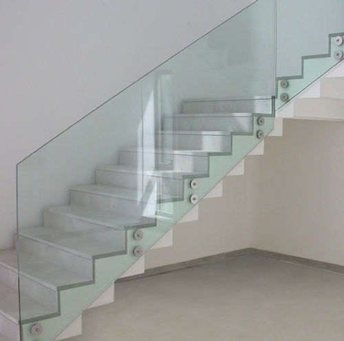 Glasgeländer - PARAPETTI  - VB Glass - mit Stangen / für den Innenraum / für Treppen